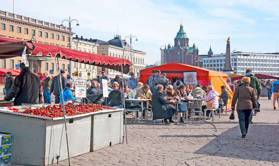 露天市場 Kauppatori market
